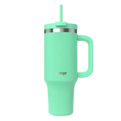 Contigo Streeterville Tumbler Pipetli Vakumlu Bardak 1200 ml Açık Yeşil