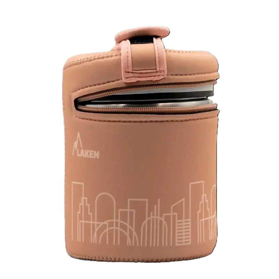 Laken 1L Çelik Yemek Termosu + Neopren Kılıf City