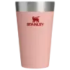 Stanley 0.47L Adventure Stacking Vacuum Pint - Paslanmaz Çelik Bira Bardağı Peach Rose