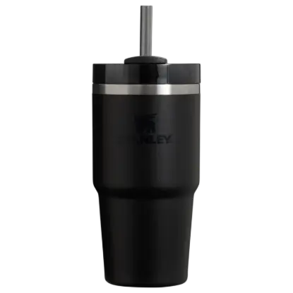 Stanley 0.6L Quencher H2.O FlowState Tumbler Pipetli Termos Bardak Black 2.0 - Siyah