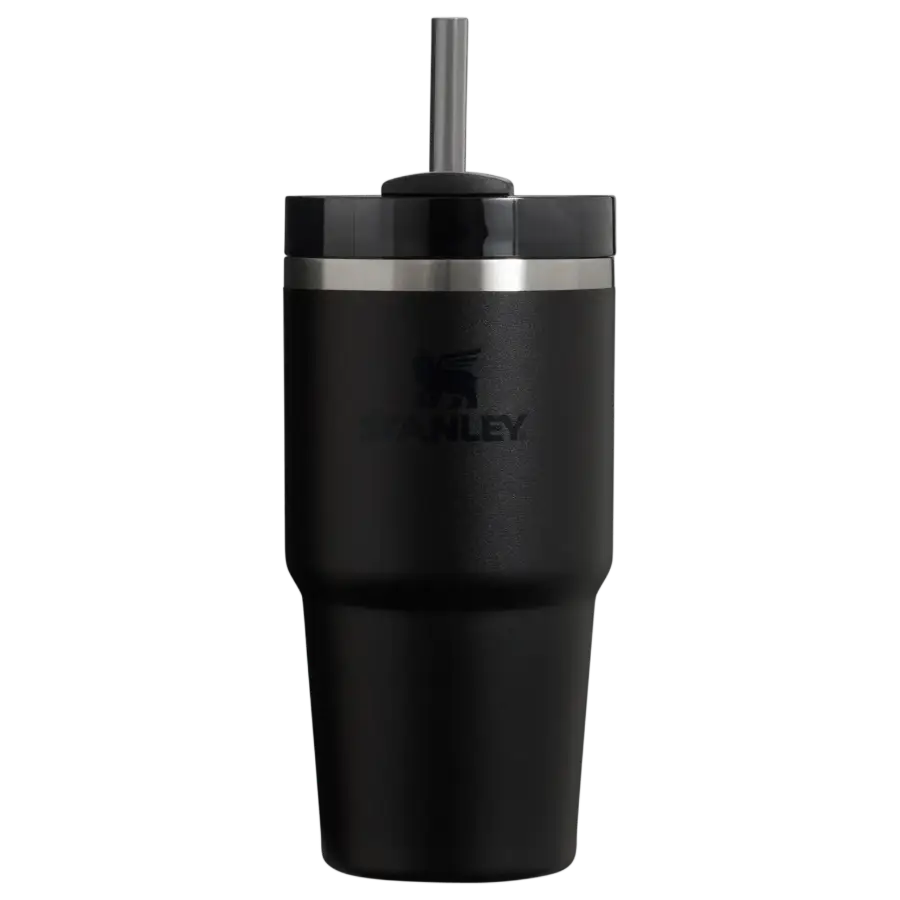 Stanley 0.6L Quencher H2.O FlowState Tumbler Pipetli Termos Bardak Black 2.0 - Siyah