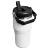 Stanley 0.6L IceFlow Flip Straw Tumbler - Pipetli Termos Bardak Chalk