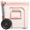 Stanley 47L Adventure Easy Carry Tekerlekli Outdoor Cooler - Kamp Buzluğu Rose Quartz