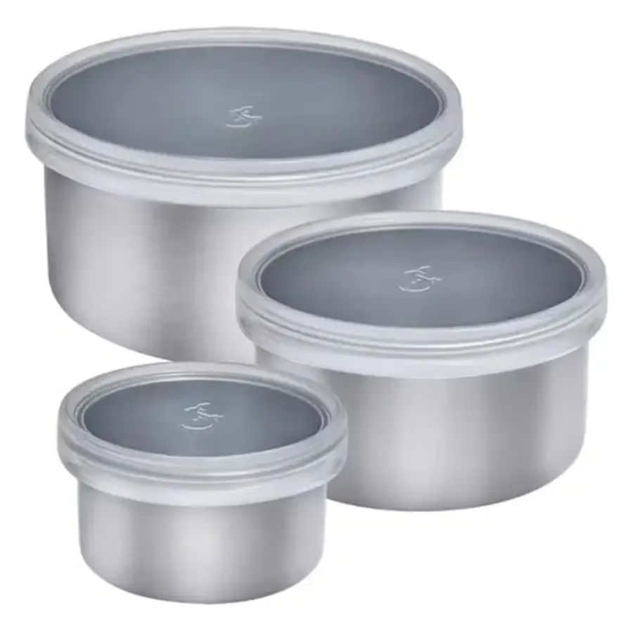 Lurch Mini Çelik Saklama Seti 3'lü (100-200-400 ml)