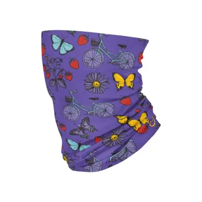 Bicycles&Butterflies Purple Bandana resmi