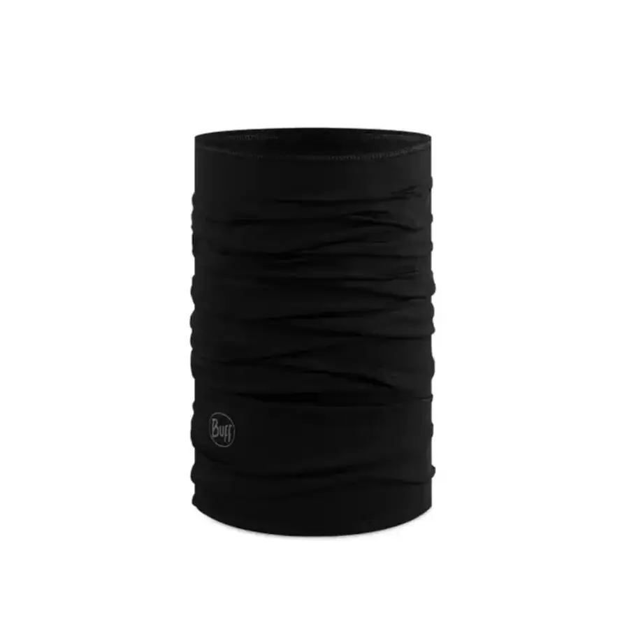 Solid Black - Merino Lightweight Buff® resmi