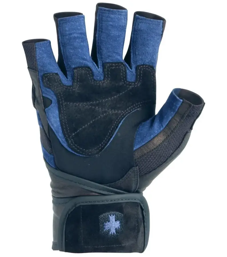 Harbinger BioFlex™ WristWrap Glove - Mavi resmi