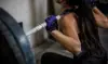 Harbinger Women’s FlexFit™ Glove - Purple resmi