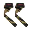 Harbinger Padded Cotton Lifting Straps - Camo resmi