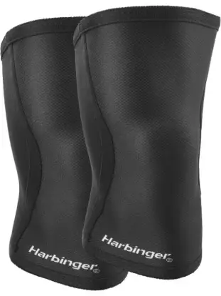 Harbinger Knee Sleeves - Sporcu Dizliği - Siyah resmi