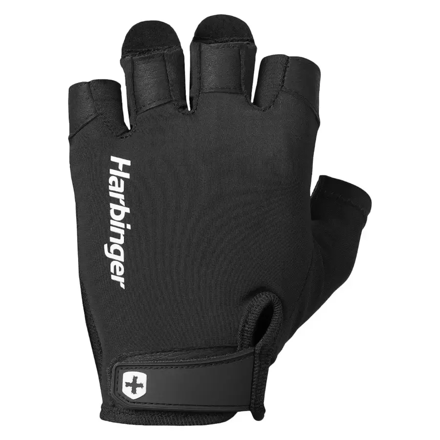 Harbinger Mens Black Pro Gloves - Siyah Fitness Eldiveni resmi