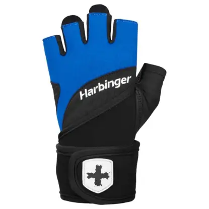 Harbinger Training Grip Wristwrap Unisex Blue - Mavi Ağırlık Eldiveni resmi
