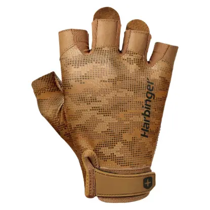 Harbinger Mens Camo Pro Gloves - Camo Fitness Eldiveni resmi