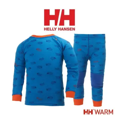 Helly Hansen WARM Set Mavi Çocuk Termal İçlik Takımı resmi