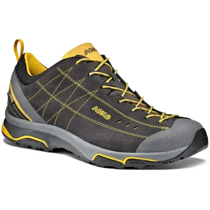 Asolo Nucleon Erkek Gore Tex  Ayakkabı - Siyah/Sarı resmi