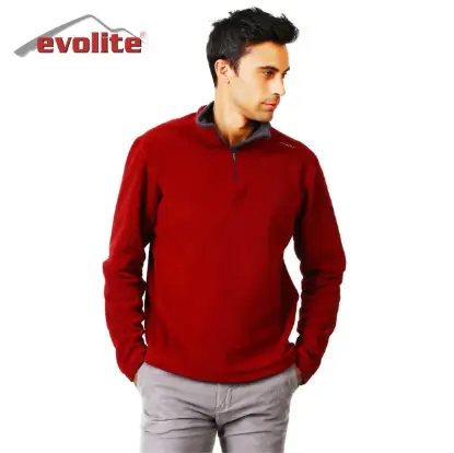 Evolite Fuga Bay Mikro Polar Sweater - Bordo resmi