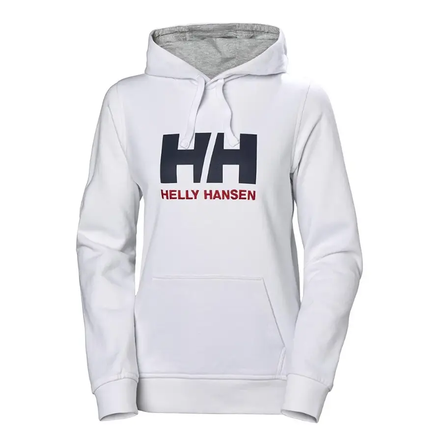 Helly Hansen W Logo Hoodie - White resmi