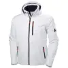 Helly Hansen Crew Hooded Midlayer Jacket White - Erkek Kapüşonlu Ceket resmi