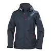 Helly Hansen W Crew Hooded Midlayer Jacket Navy - Lacivert Kadın Ceket