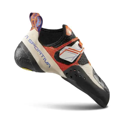 La Sportiva Solution Kadın Tırmanış Ayakkabısı - White/Lily Orange