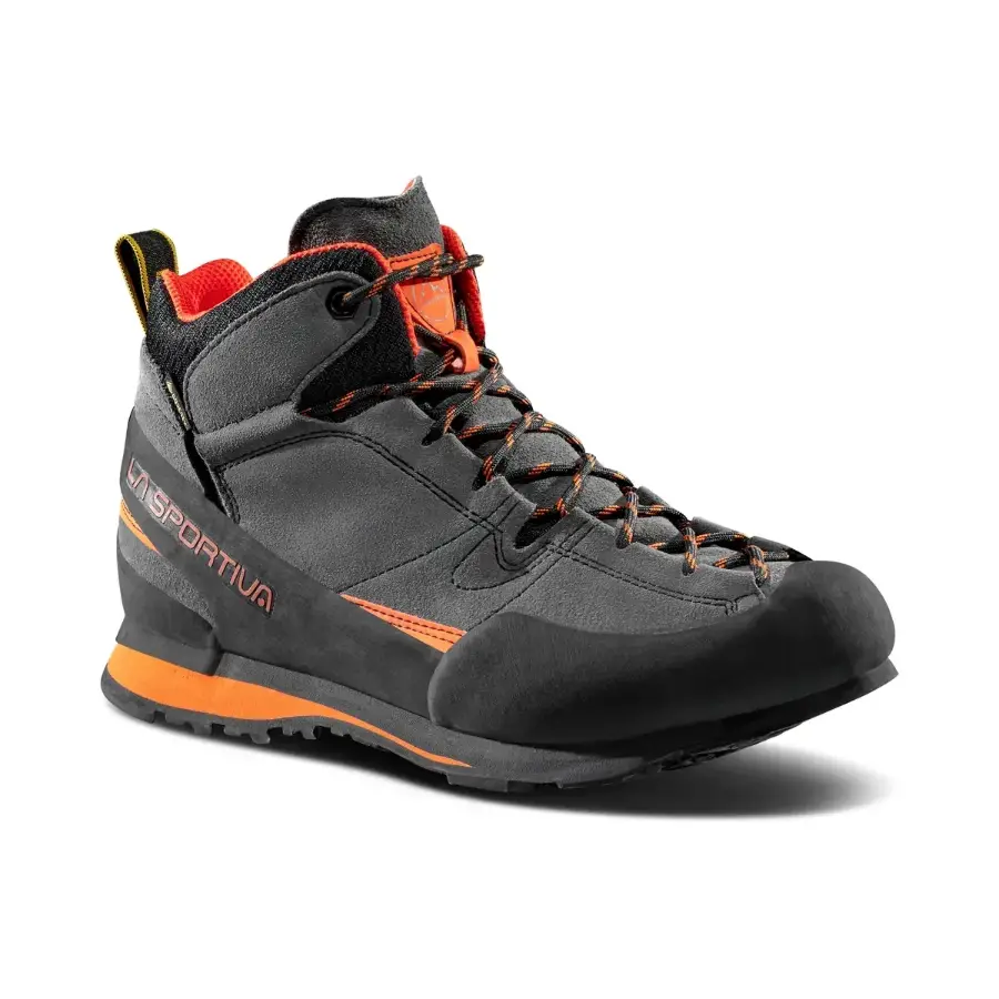 La Sportiva Boulder X Mid GTX Erkek Yaklaşım Botu - Carbon/Flame