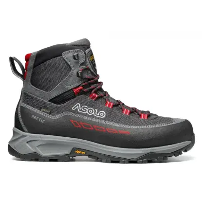 Asolo Arctic GV Erkek Kış Botu - Grey/Gunmetal/Red