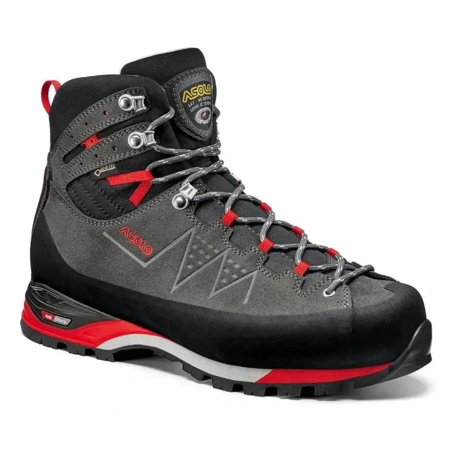 Asolo Traverse GV Erkek Trekking Botu - Graphite/Red