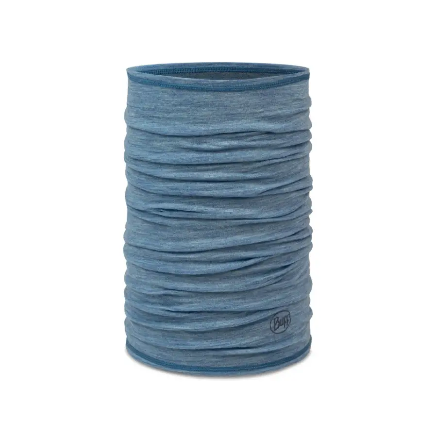 Solid Lake Blue - Merino Lightweight Buff®
