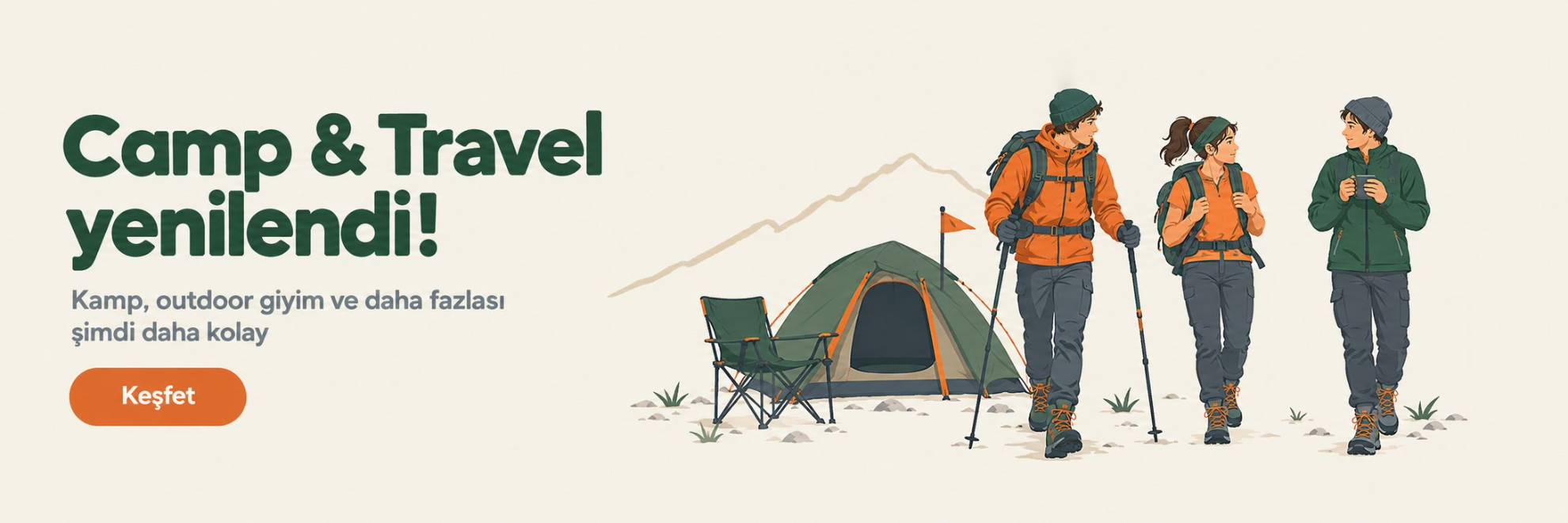 Camp & Travel yenilendi!