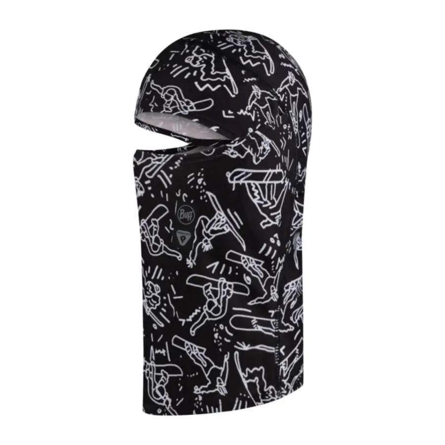 Tivat Black - Thermonet® Hinged Balaklava Buff®