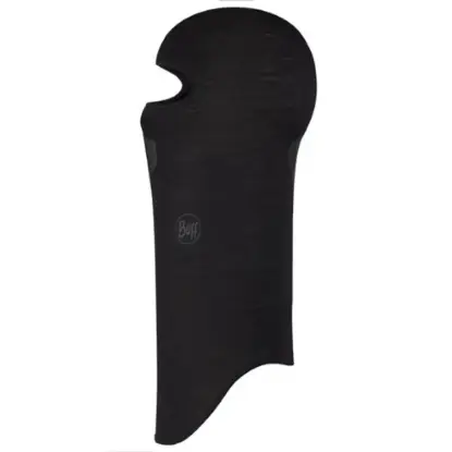 Solid Black Havalandırmalı - Merino Lightweight Balaklava Buff®