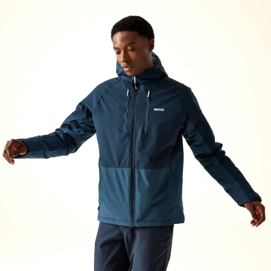Regatta Highton Stretch Padded III Erkek Mont - Lacivert resmi