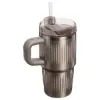 Stanley 0.6L Quencher H2.0 Fluted Tumbler Pipetli Termos Bardak Pale Gold Shine