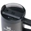 Stanley 0.6L Quencher H2.0 Fluted Tumbler Pipetli Termos Bardak Black PVD