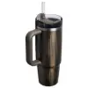 Stanley 0.89L Quencher H2.0 Fluted Tumbler Pipetli Termos Bardak GunMetal Shine