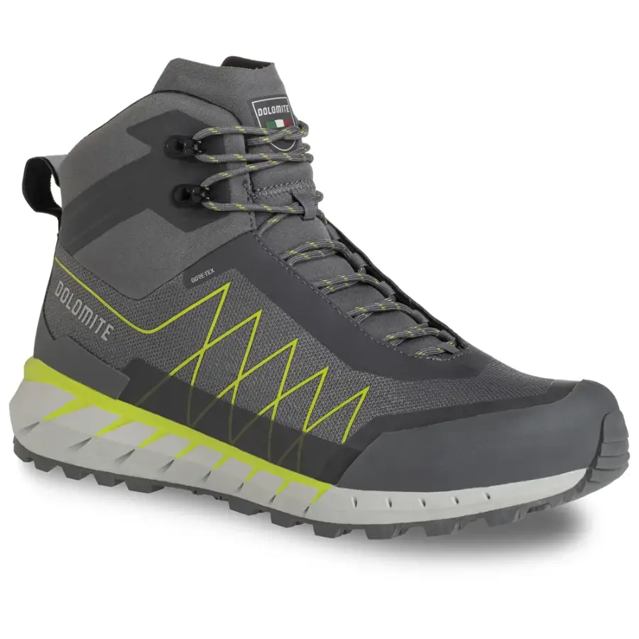 Dolomite Croda Nera Hi GTX Erkek Trekking Botu - Gri/Yeşil