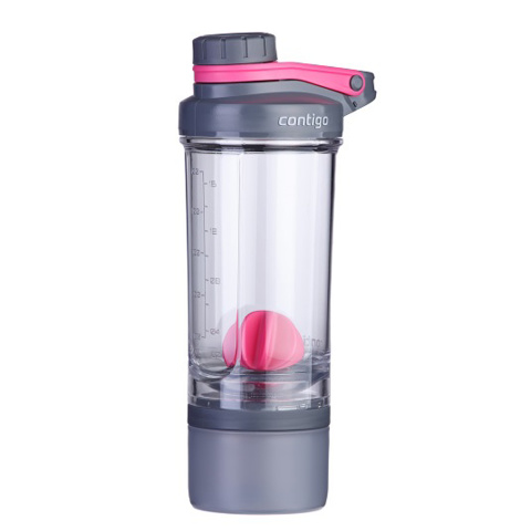 Contigo 0.82L Shake&Go™ Fit Container Protein Shaker - Pembe Protein Karıştırıcı için detaylar