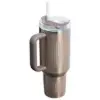 Stanley 1.18L Quencher H2.0 Fluted Tumbler Pipetli Termos Bardak Pale Gold Shine