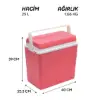 Ice Peak SF25 Buzluk 25 Litre Kırmızı