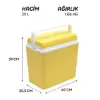 Ice Peak SF25 Buzluk 25 Litre Sarı