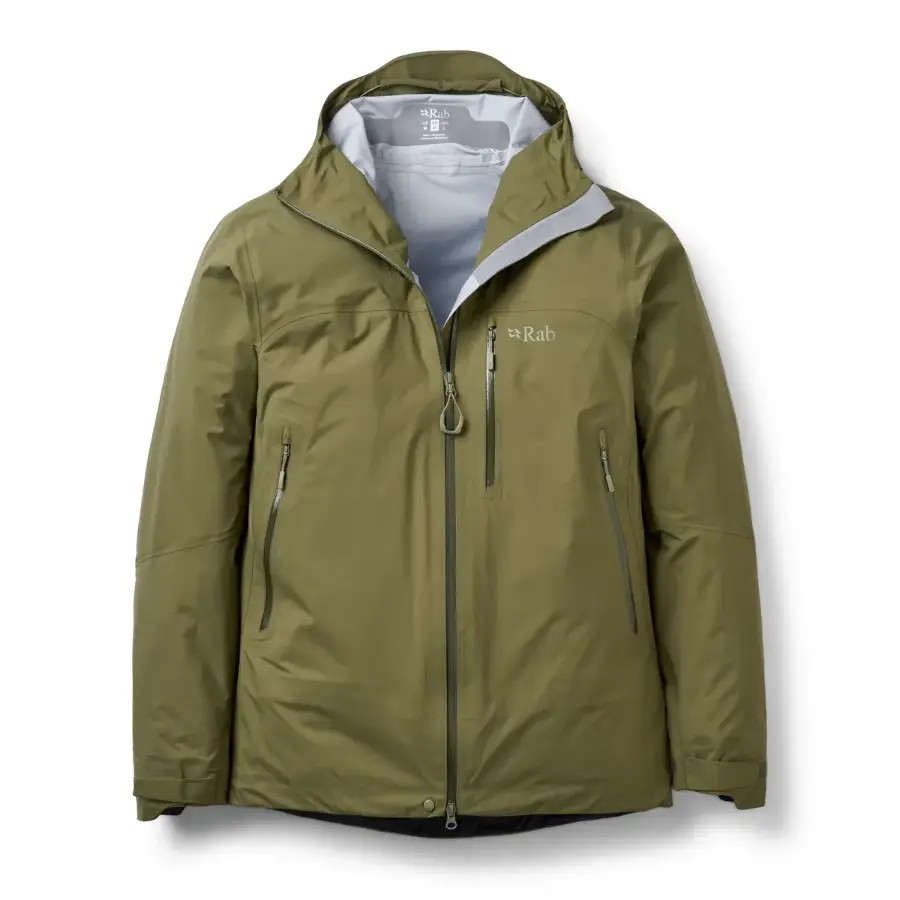 Rab Firewall Mountain Erkek Su Geçirmez Ceket - Olive