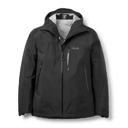 Rab Firewall Mountain Erkek Su Geçirmez Ceket - Black
