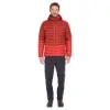 Rab Cirrus Alpine Erkek Sentetik Dolgulu Mont - Tuscan Red/Dark Horizon
