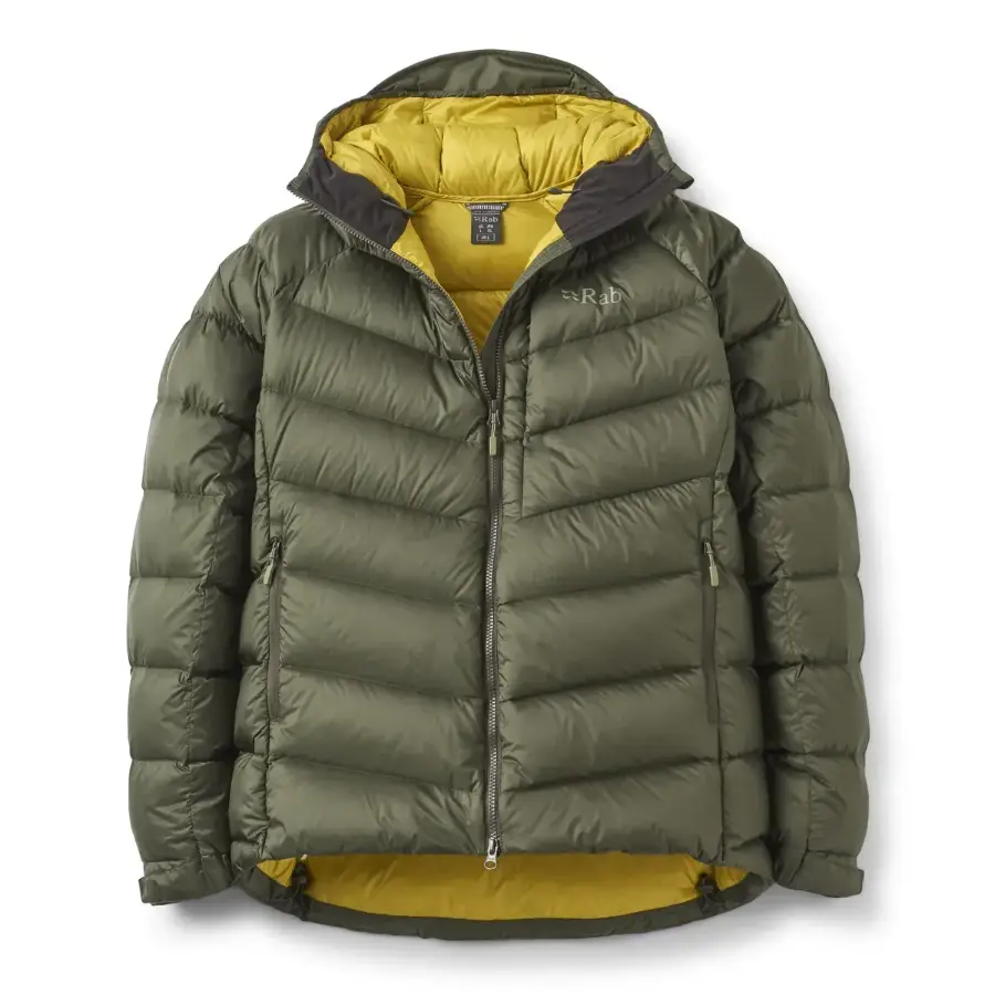 Rab Glaceon Pro Erkek Kaz Tüyü Mont - Army