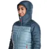 Rab Microlight Alpine Kadın Kaz Tüyü Mont - Orion Blue/Citadel