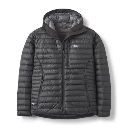 Rab Microlight Alpine Erkek Kaz Tüyü Mont - Black