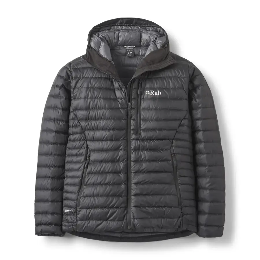 Rab Microlight Alpine Erkek Kaz Tüyü Mont - Black