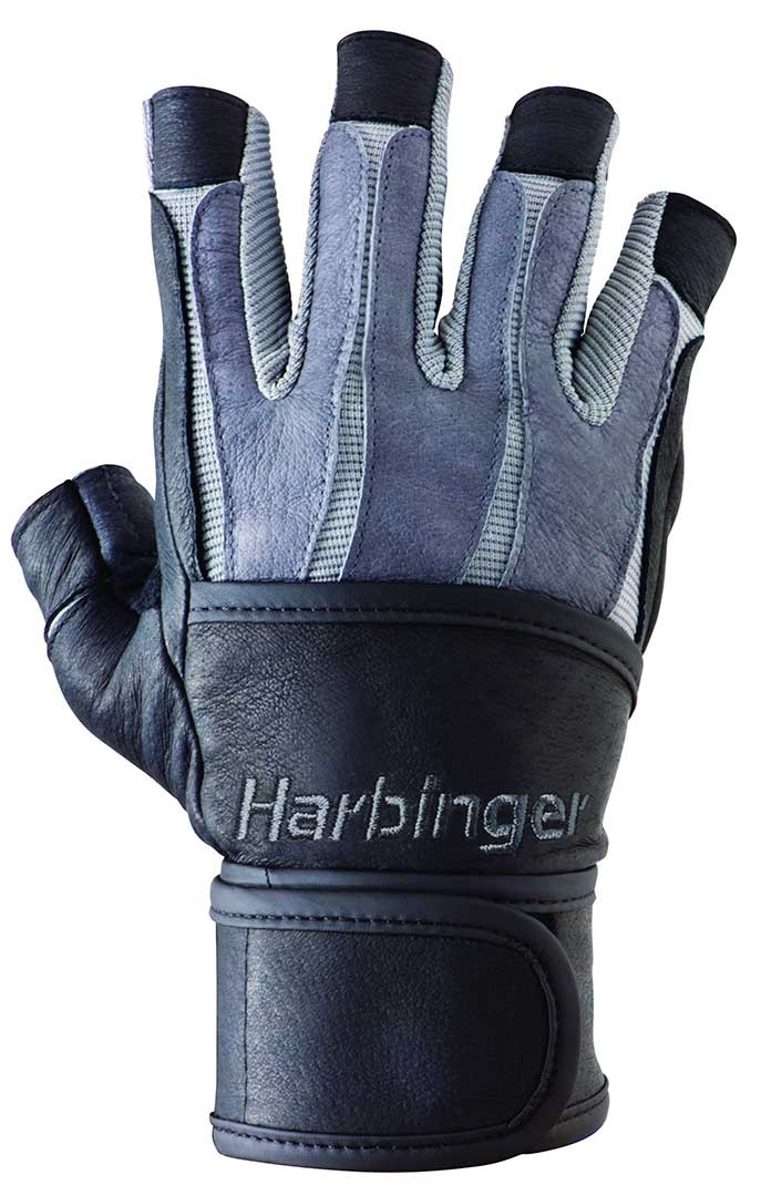 Harbinger BioForm Wristwrap Weightlifting Glove with Italy