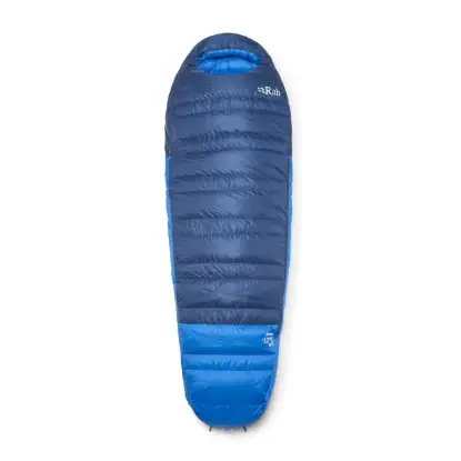 Rab Ascent -12 °C Ördek Tüyü Uyku Tulumu - Tempest Blue/Maya Blue