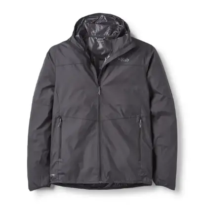 Rab Windgather Hoody Erkek Rüzgarlık - Black